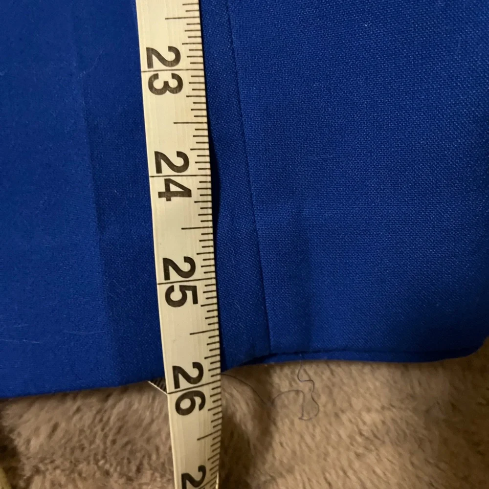 Gap slim cropped bright blue dress pants - Picture 5 of 5